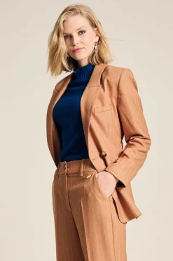 BLAZER Striped><noscript><img width=