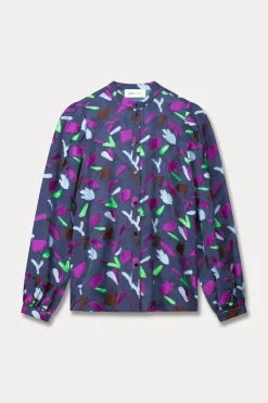 BLOUSE Featherfest Blue>POM Amsterdam Best