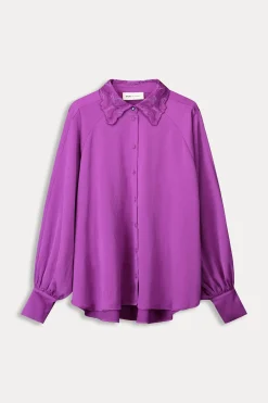 BLOUSE Feathers Cactus Pink>POM Amsterdam Outlet