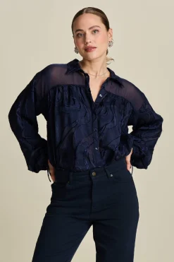 BLOUSE Jacquard><noscript><img width=