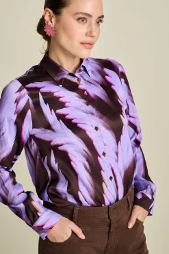 BLOUSE Mila Satin>POM Amsterdam Best