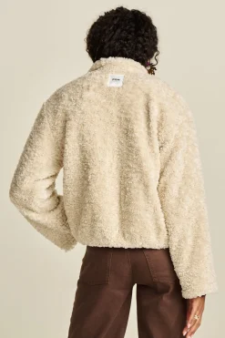 JACKET Teddy Ecru><noscript><img width=
