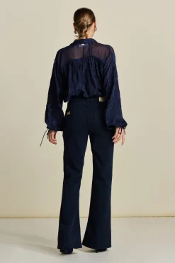 JEANS KATE Flare Washed Midnight Blue><noscript><img width=