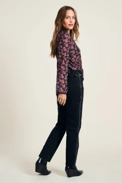 JEANS Tapered Washed Black><noscript><img width=