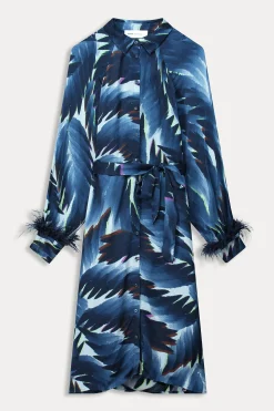 JURK Jada Feathers Blue>POM Amsterdam