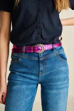 RIEM Metallic Fuchsia Croco>POM Amsterdam Online