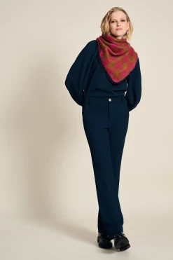 SJAAL Checks Pink Brown><noscript><img width=