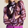 SJAAL Silk Feathers Brown>POM Amsterdam Clearance