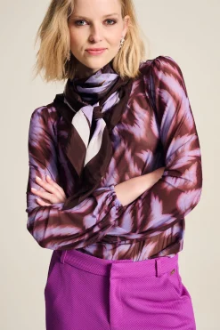 SJAAL Silk Feathers Brown>POM Amsterdam Clearance