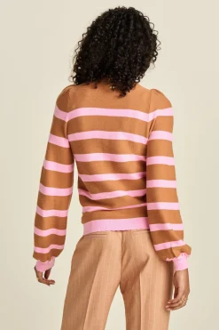 TRUI Striped Sugar Brown><noscript><img width=